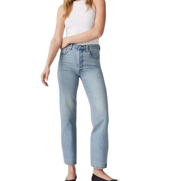 Levis RIBCAGE STRAIGHT ANKLE WOMEN'S JEANS 30x27 - Picture 1 of 9